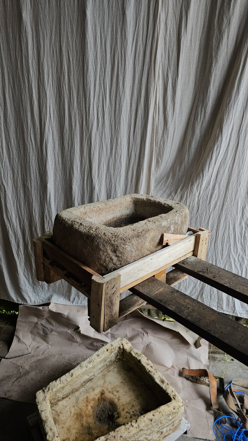 Vintage limestone trough C30