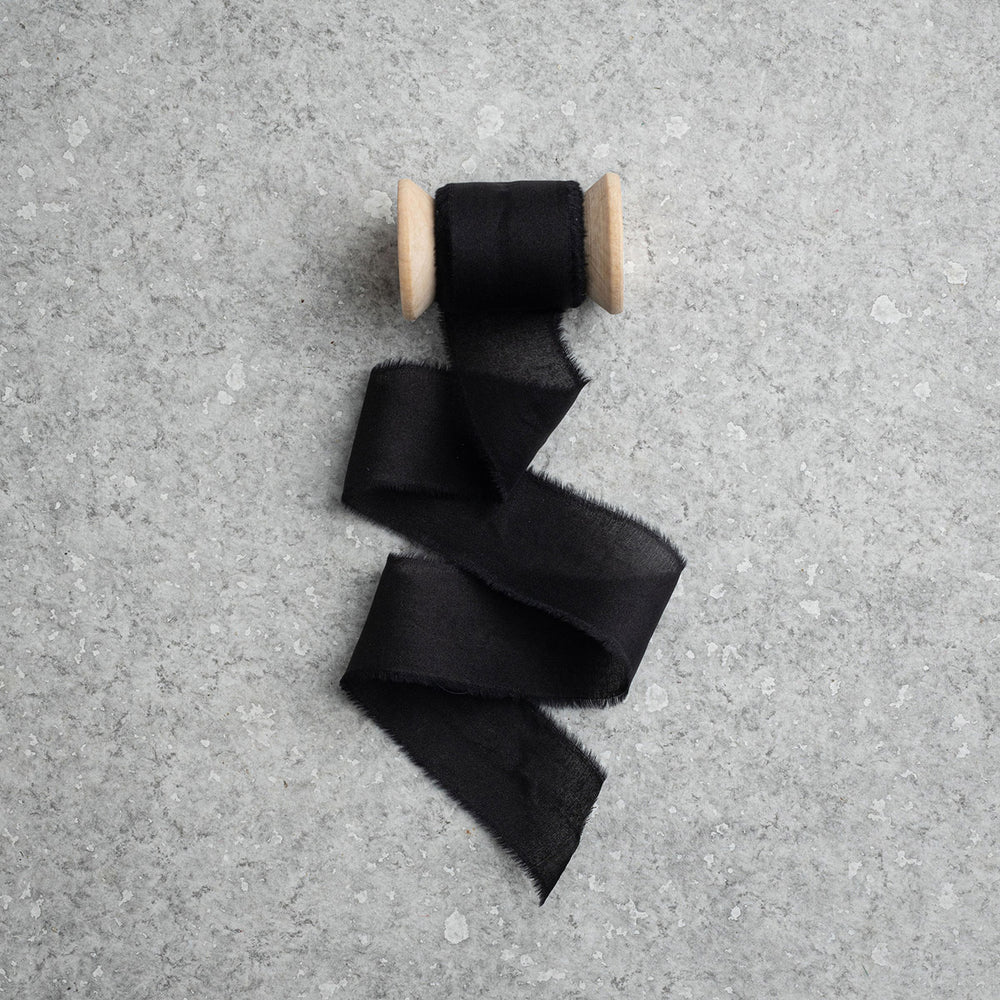 Silk Habotai Ribbon #1 TRUFFLE