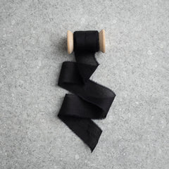 Silk Habotai Ribbon #1 TRUFFLE