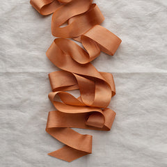 Closed Edge Silk Ribbon - #521 PINK CLAY