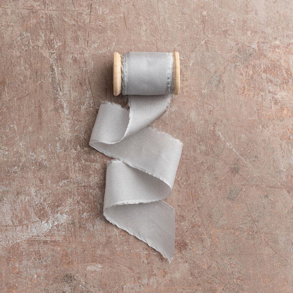 Silk Habotai Ribbon #74 CLOUD