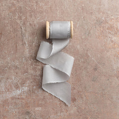 Silk Habotai Ribbon #74 CLOUD
