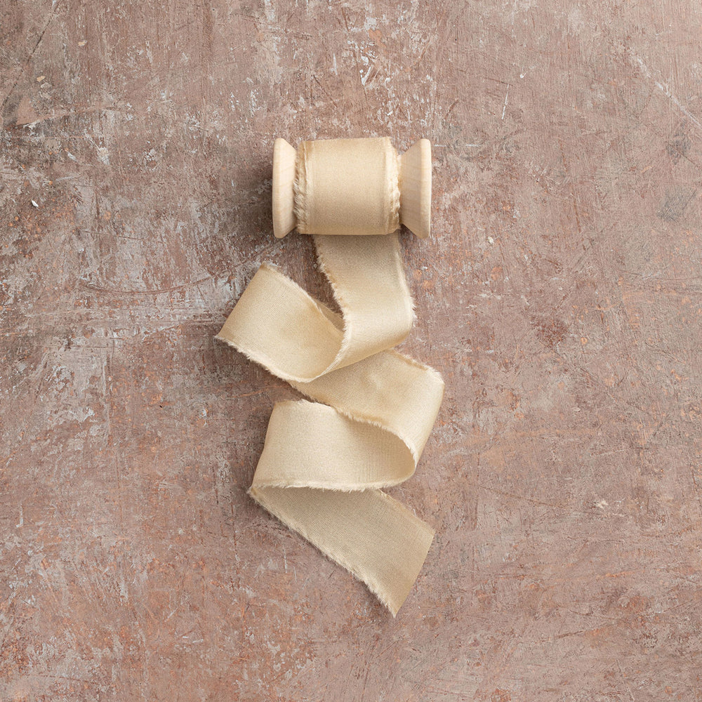 Silk Habotai Ribbon #78 NUDE