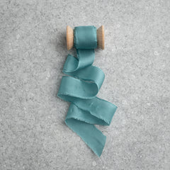 Silk Habotai Ribbon #59 AZURE