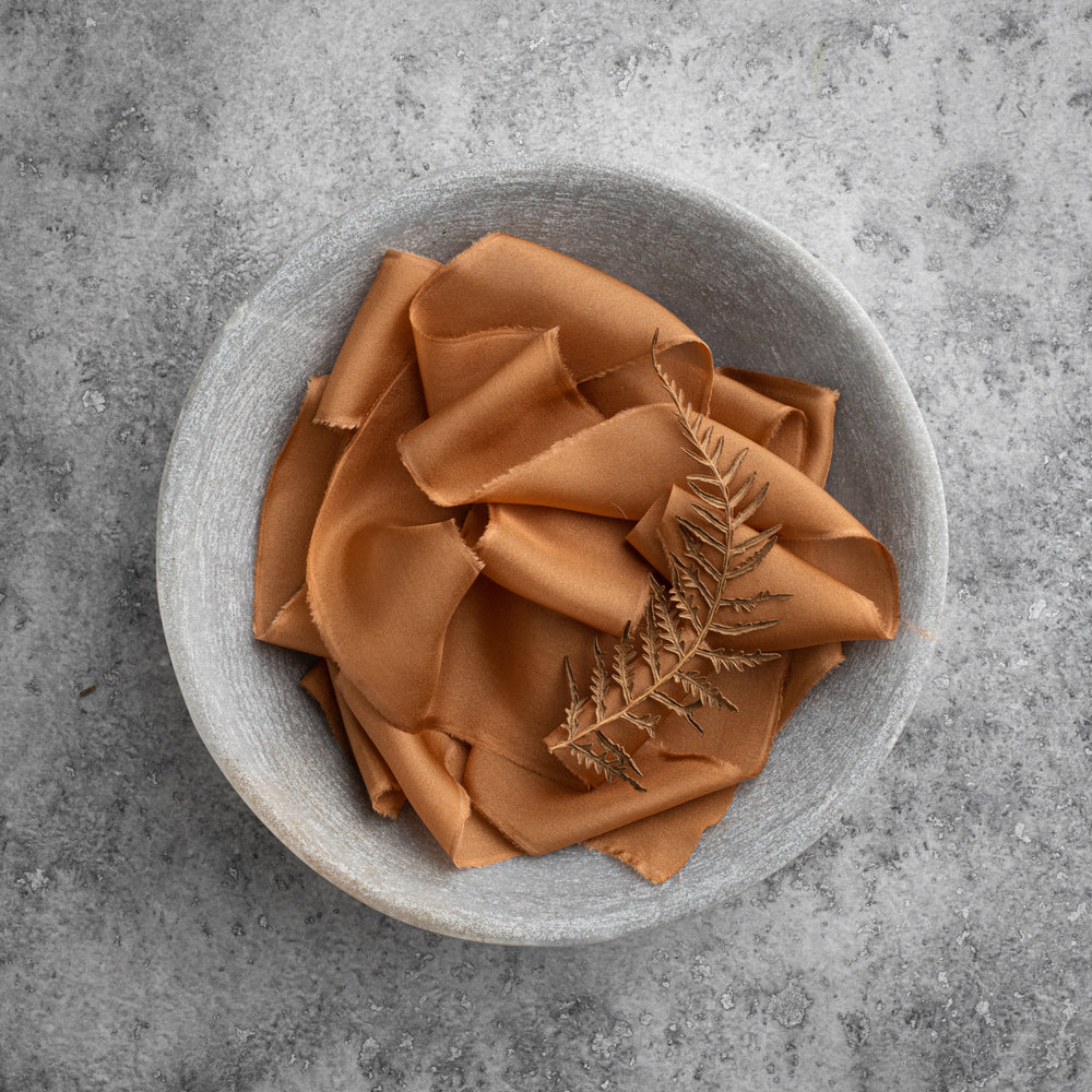 Silk Habotai Ribbon #29 TAN