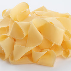 Silk Crepe Ribbon #6 BUTTER