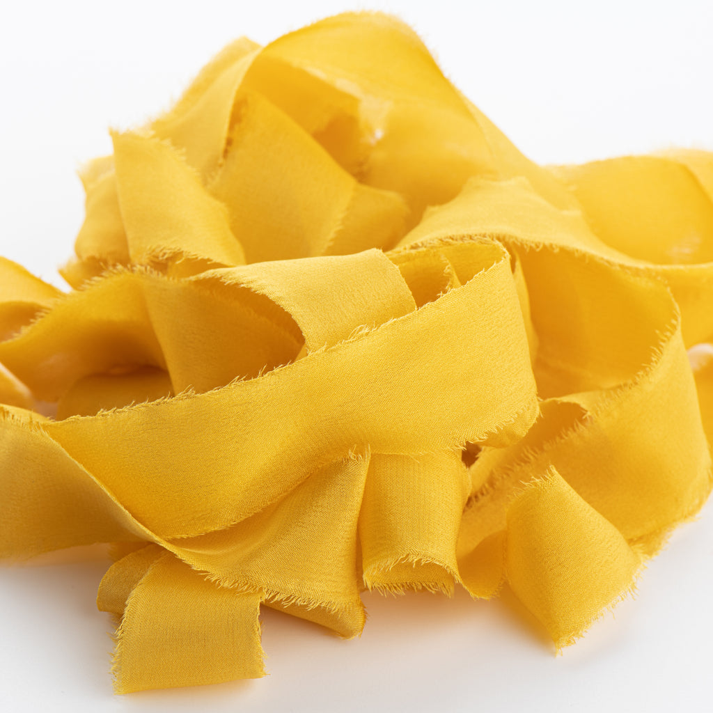 Silk Crepe Ribbon #98 MUSTARD – Big Daisy