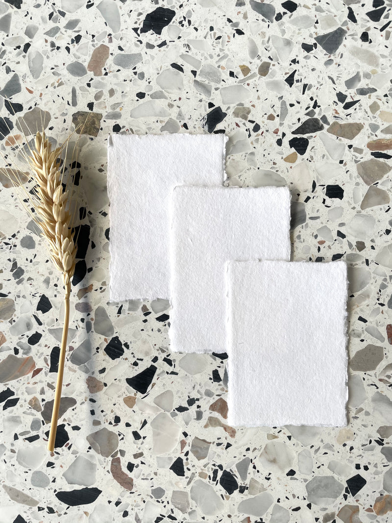 Handmade Paper - White (various)