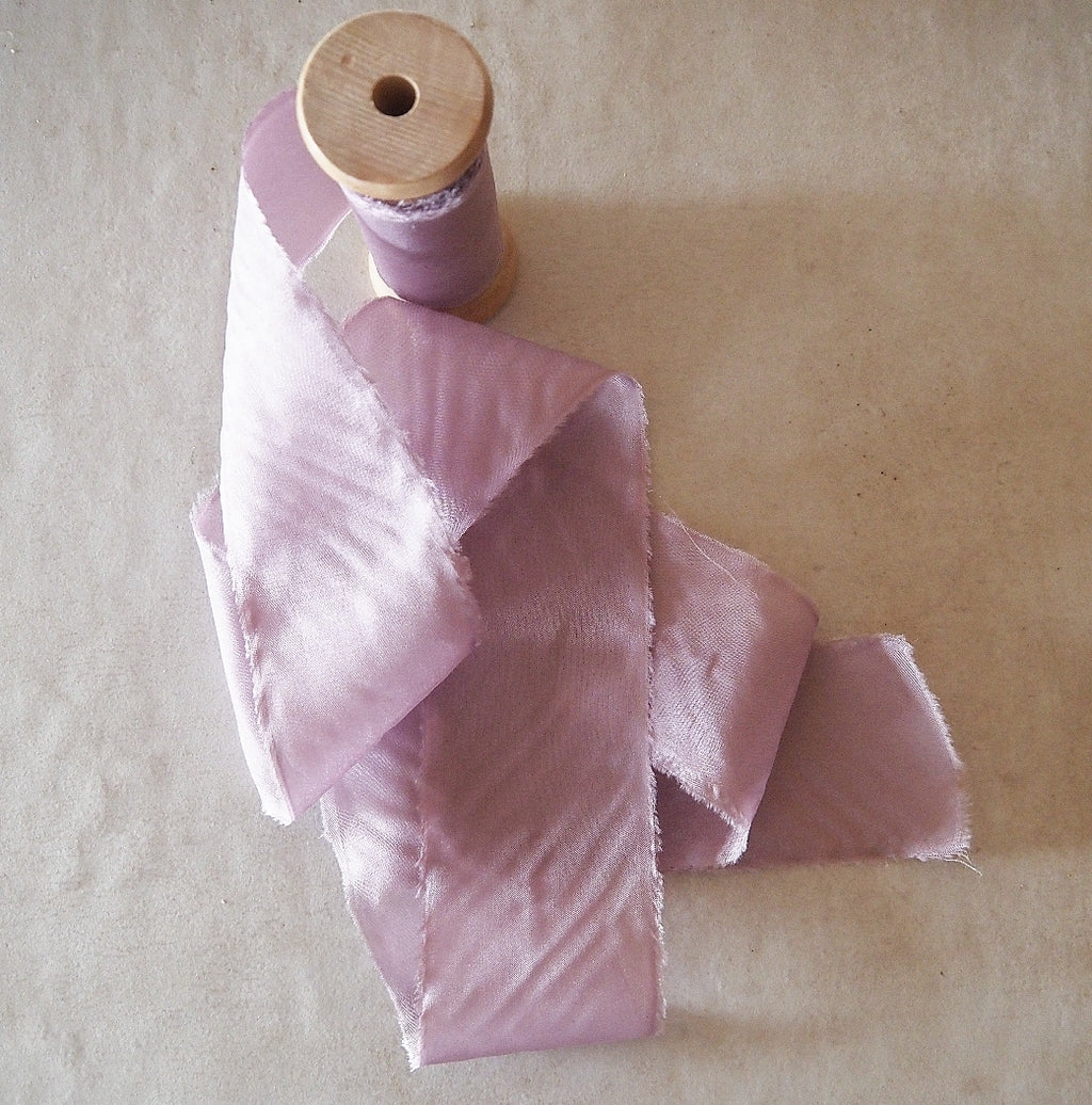 Silk Habotai Ribbon #H2-62 LILAC – Big Daisy