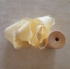 Silk Habotai Ribbon #64-H2 WHEAT