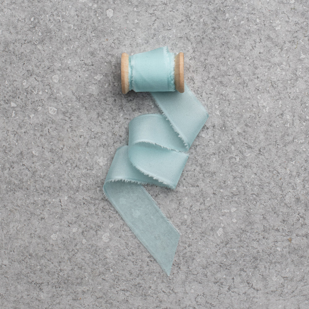 Silk Habotai Ribbon #10 ICE