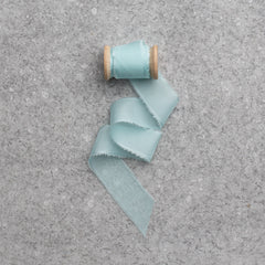 Silk Habotai Ribbon #10 ICE